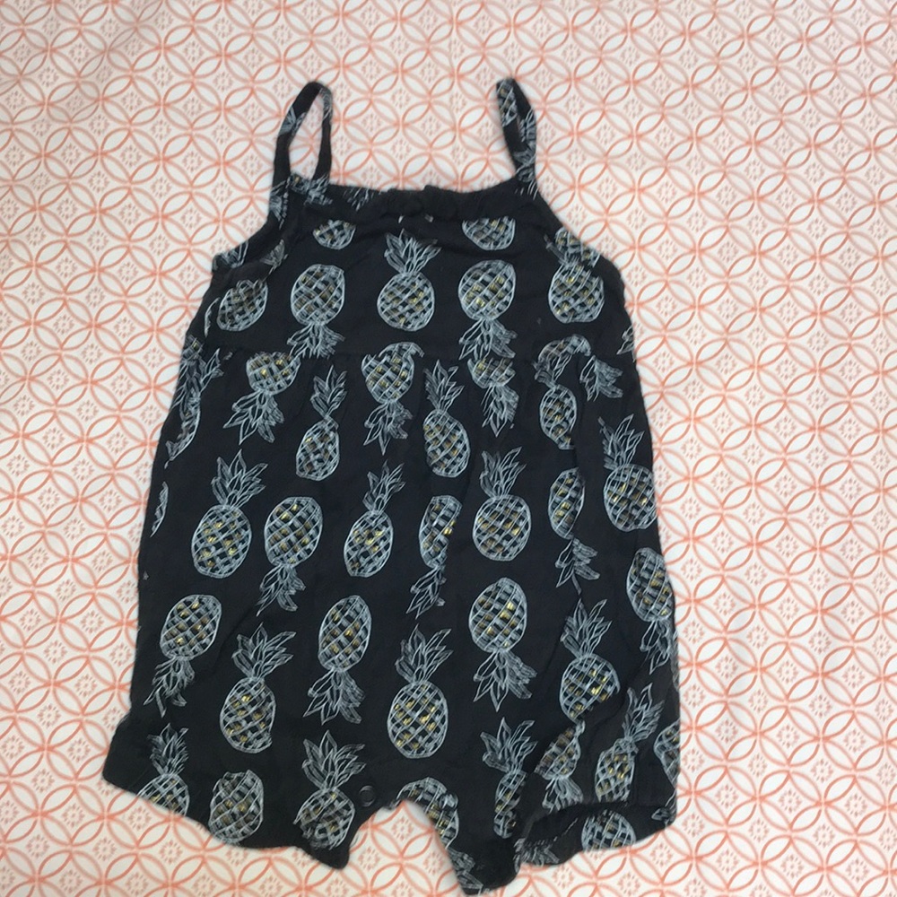Carter’s golden pineapple romper